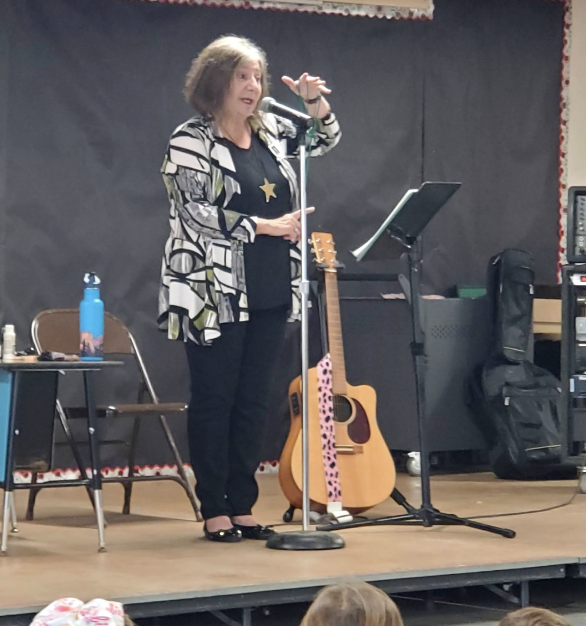 Anne-Louise Sterry as an MC Anne-Louise Sterry as an MC
