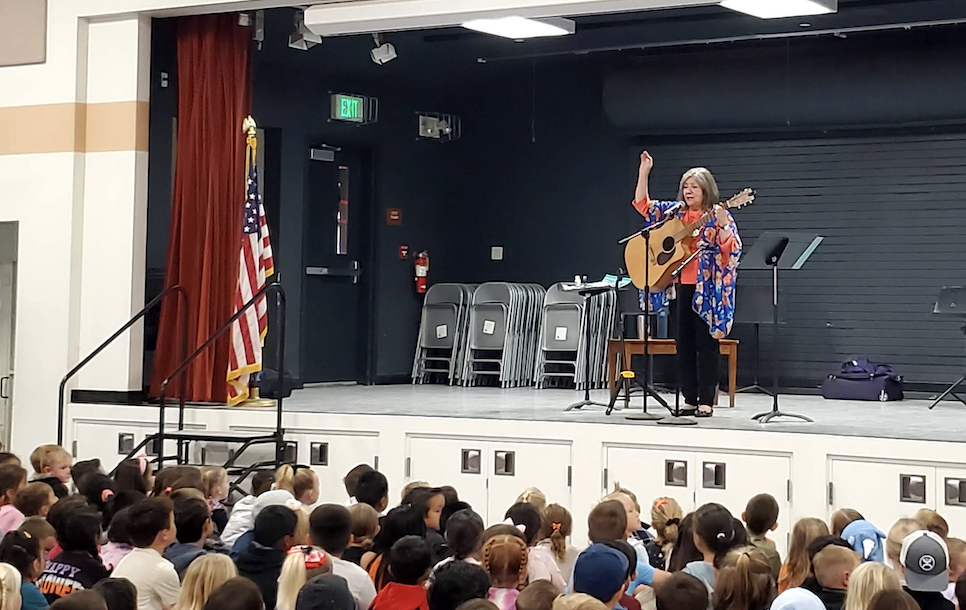 Custom Programs for Kids and Families school assemblies Service Aunt Lena stage performance for adults and kids