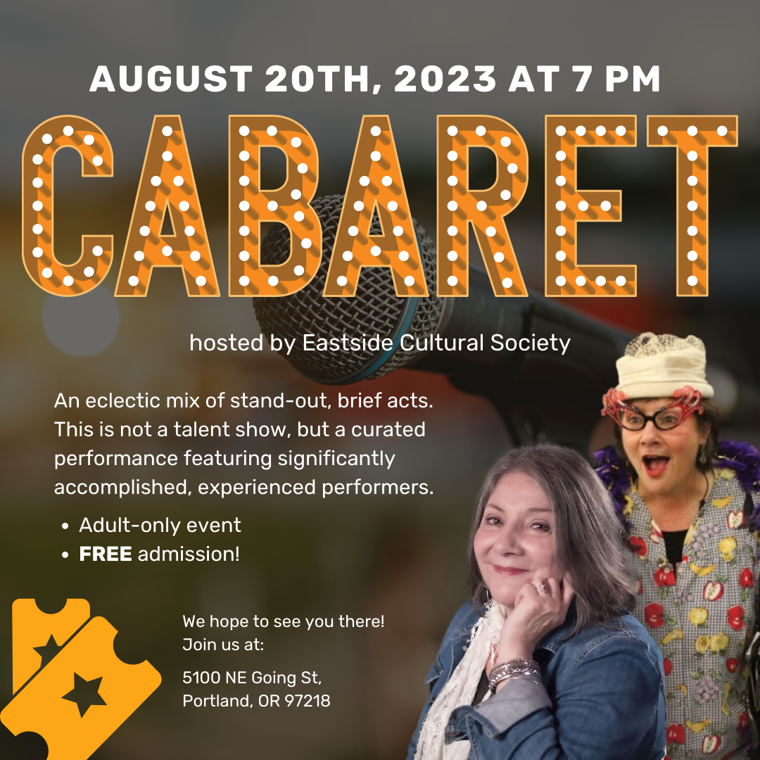 Anne-Louise Sterry performing at Cabaret! on Sunday, August 20th 