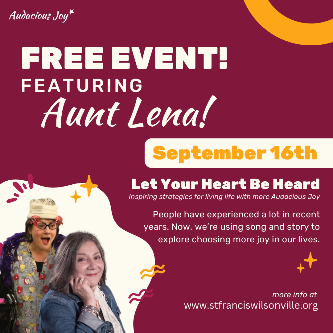 Free Event in Portland Featuring Anne-Louise Sterry and Aunt Lena